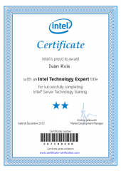 Ivan Kvis je Intel Technology Expert