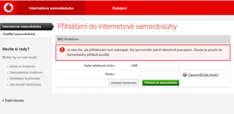 Vodafone roste jako z vody, já rostu z Vodafone.